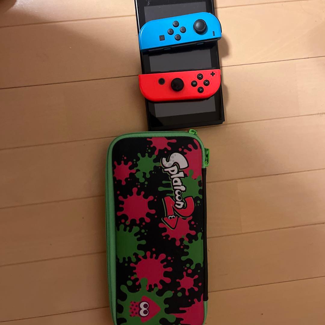 Nintendo Switch 本体 青/赤カセット付き
