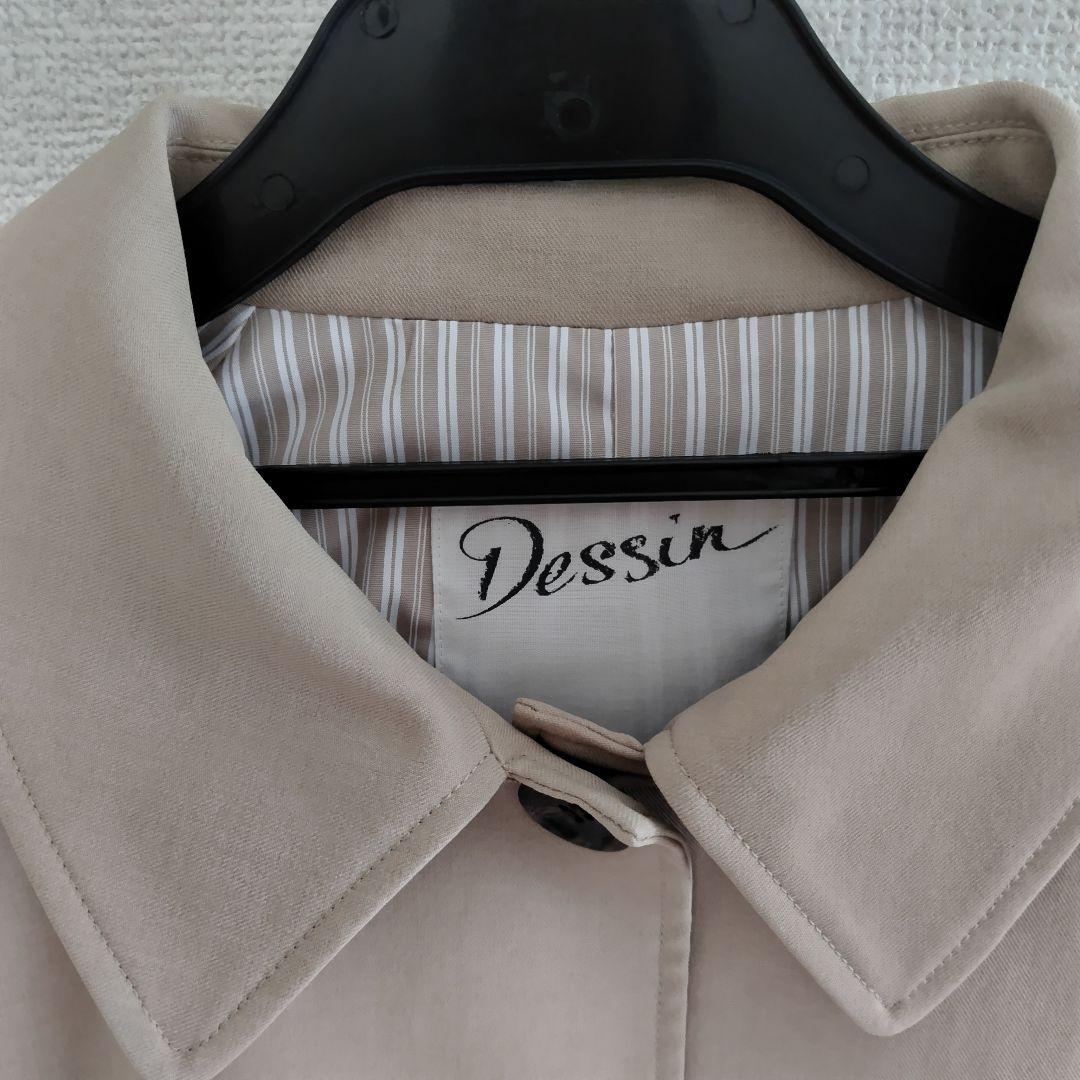 新品同様品°*Dessin°*✩☆春物　撥水加工ステンカラーコート