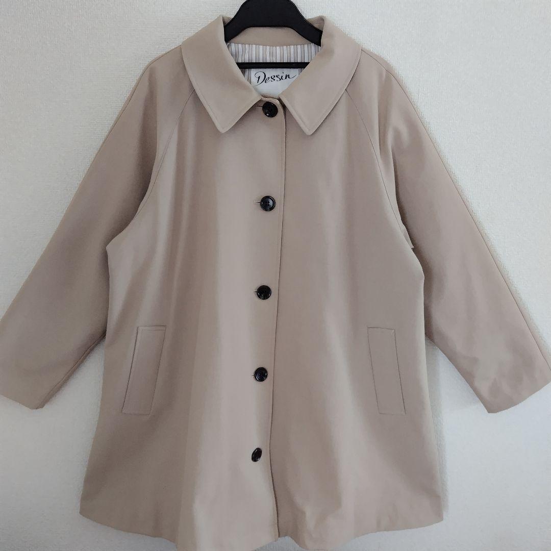 新品同様品°*Dessin°*✩☆春物　撥水加工ステンカラーコート