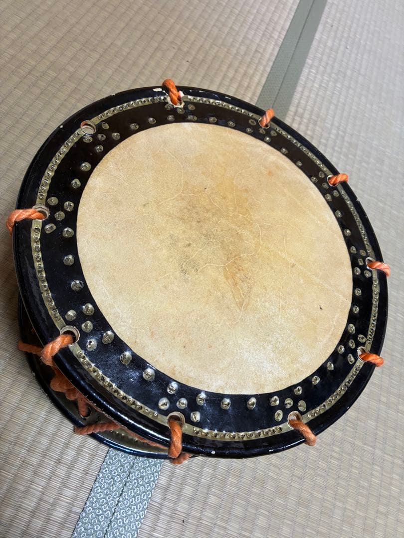 【ちかちゃん】締太鼓 バチ付き