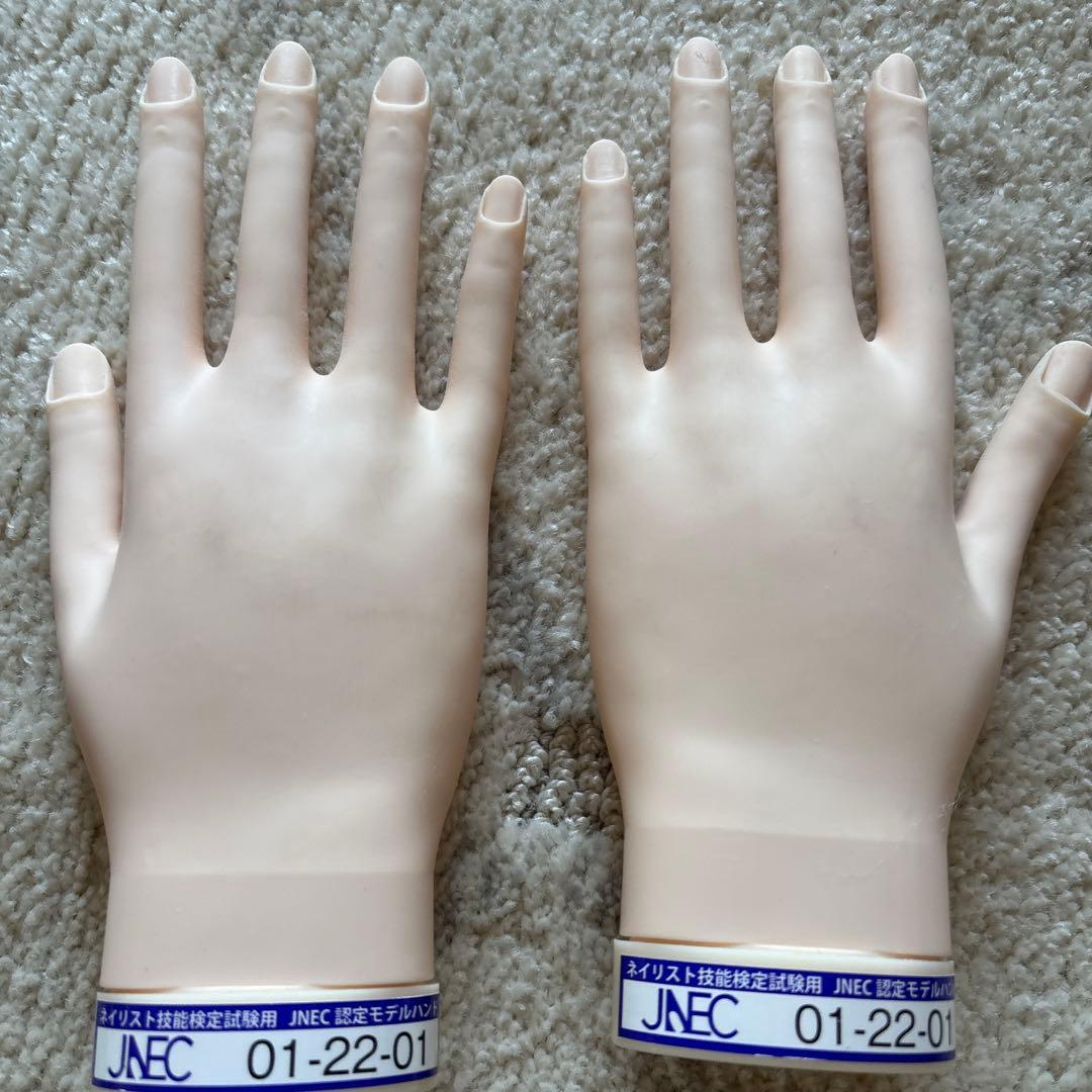 jnec 認定モデルハンド　ネイリスト技能検定