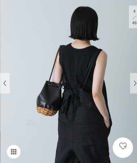 お値下げしました！【かぐれ】リネンサロペット