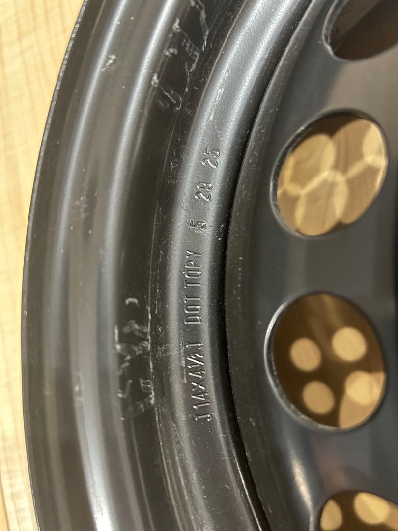 14インチ スチールホイール 4本セット