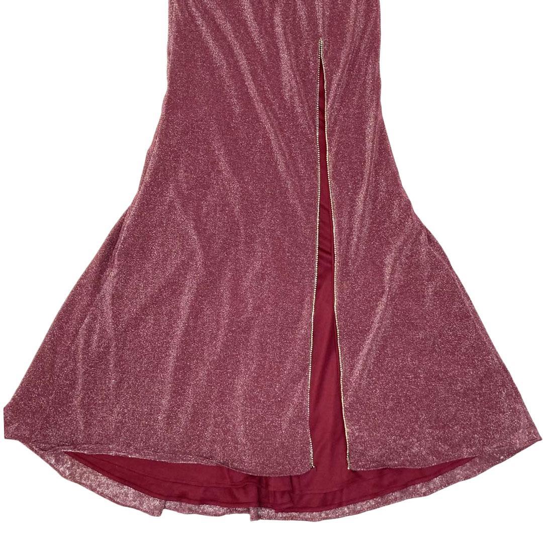 AngelR エンジェルアール バストビジュータイトロングドレス レッド