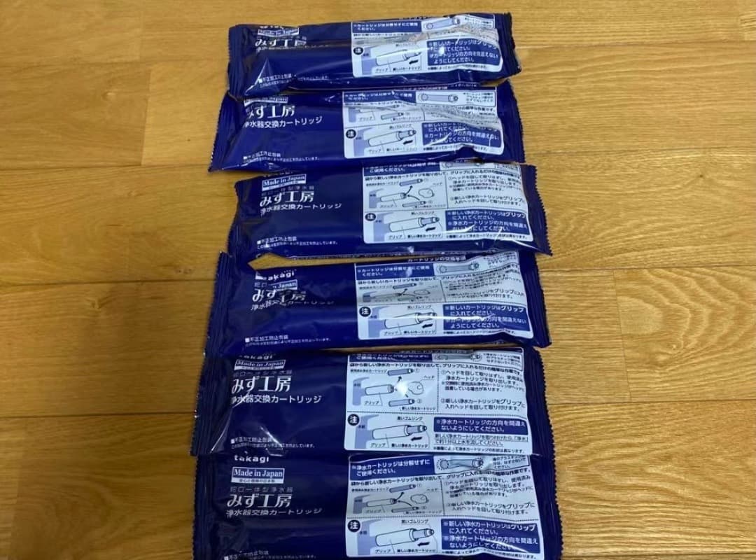 takagi 浄水器交換カートリッジ JC036UG 6本