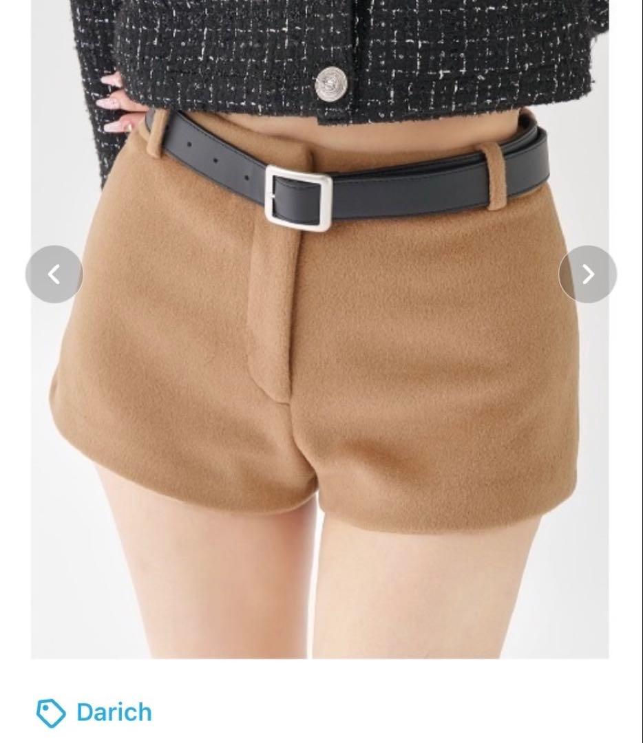 メルトンミドルショートパンツ　ダーリッチ　Darich