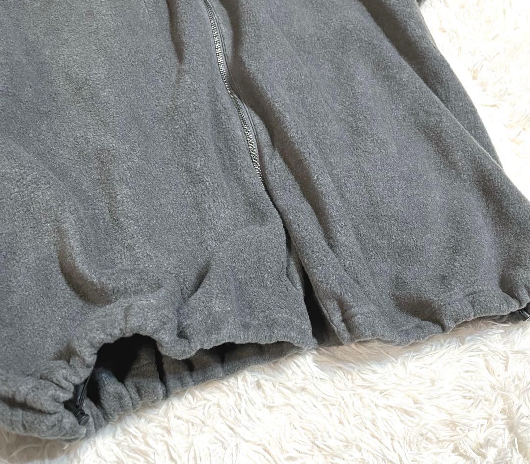 CLOCHE クロシェ フリース ロングワンピース コート ドローコード M