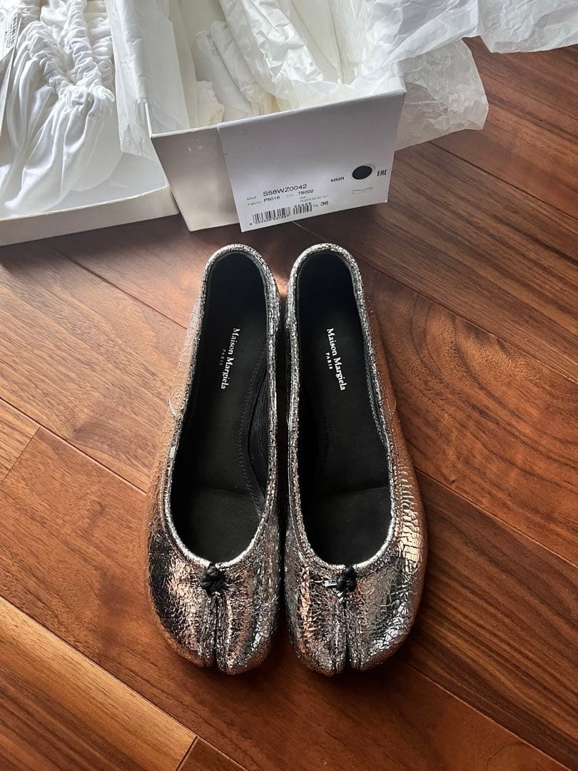 Maison Margiela Tabi マルジェラ　タビ EU36 メタリック