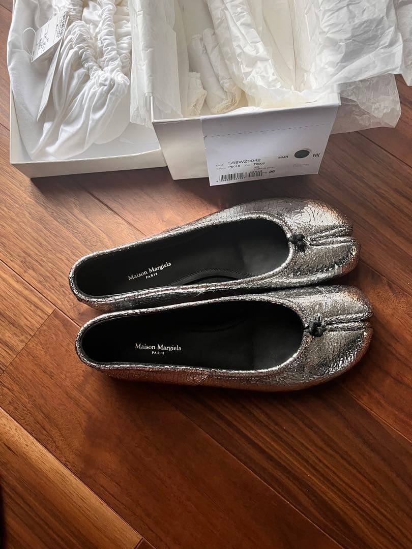 Maison Margiela Tabi マルジェラ　タビ EU36 メタリック