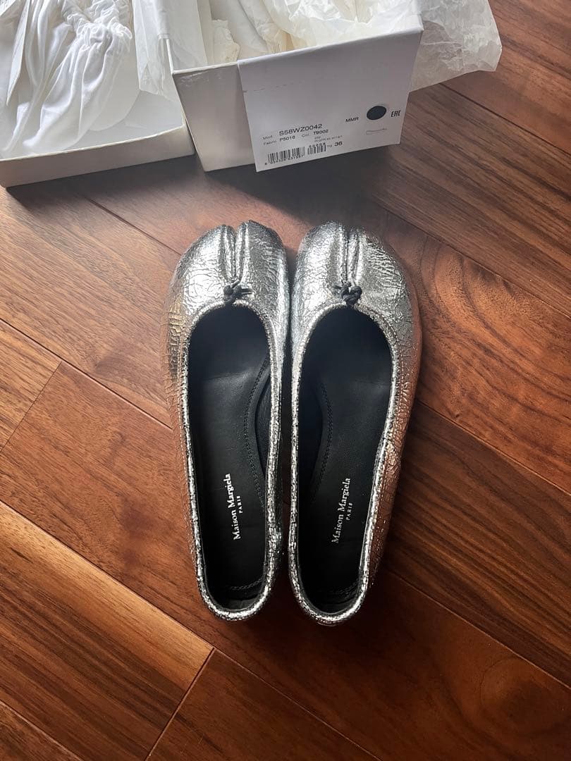 Maison Margiela Tabi マルジェラ　タビ EU36 メタリック