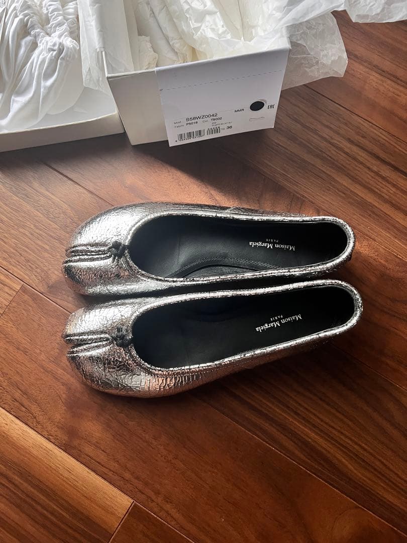 Maison Margiela Tabi マルジェラ　タビ EU36 メタリック