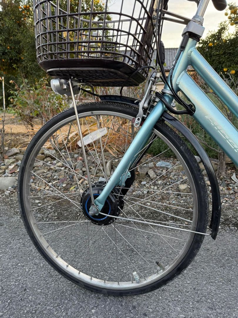 RIDER RACE 電動アシスト自転車 水色