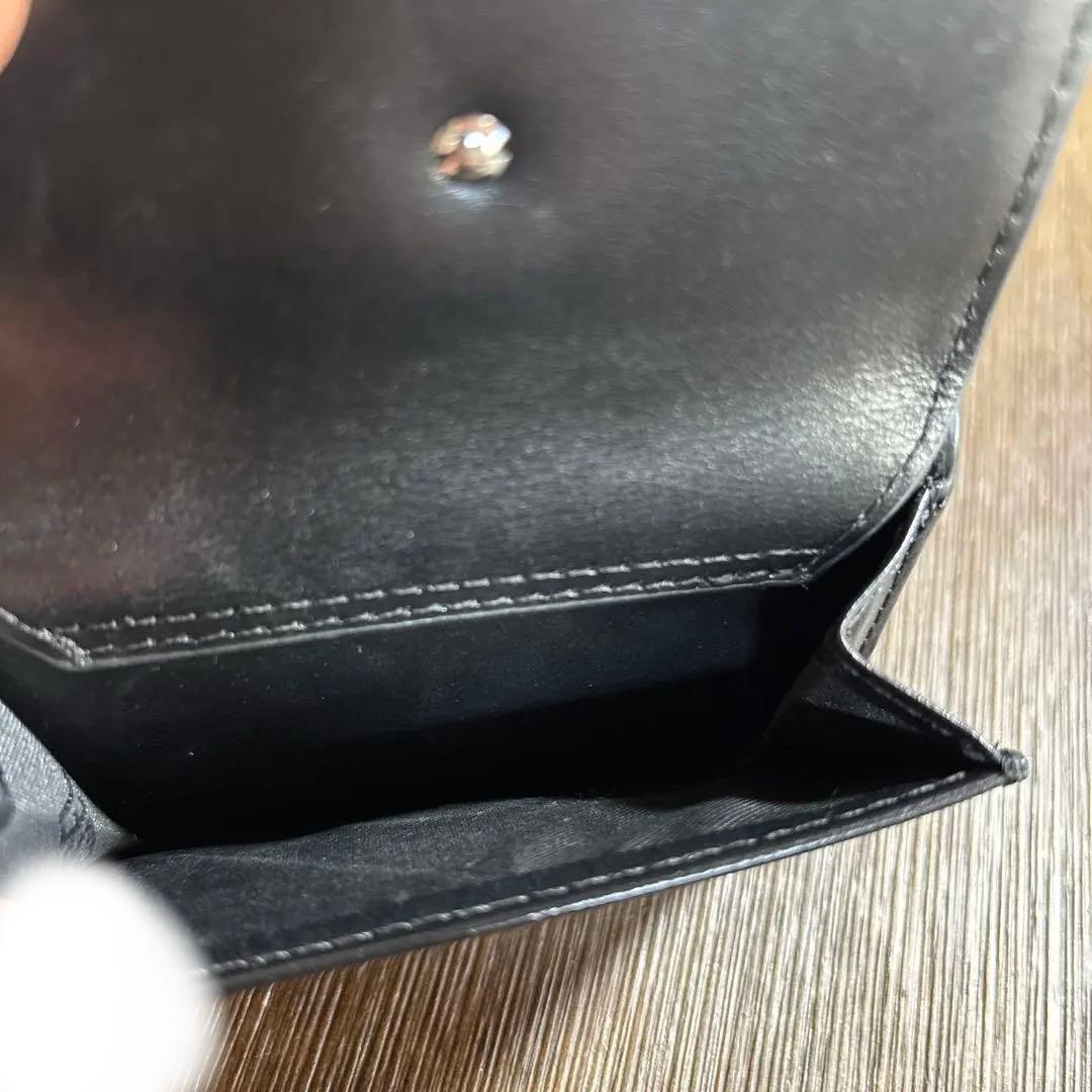 diesel ディーゼル　1dr　3つ折り財布　ブラック　レザー