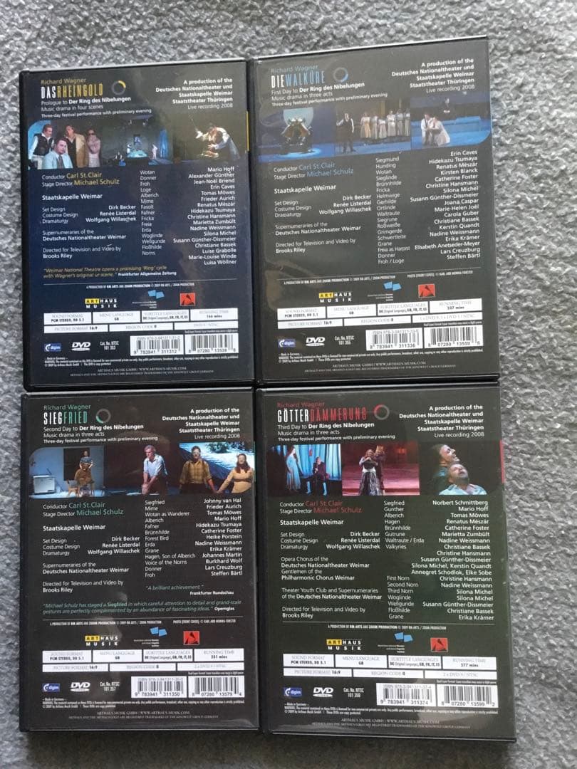 ワーグナー　楽劇　ニーベルングの指環　全曲7DVD揃　ワイマール劇場　外盤