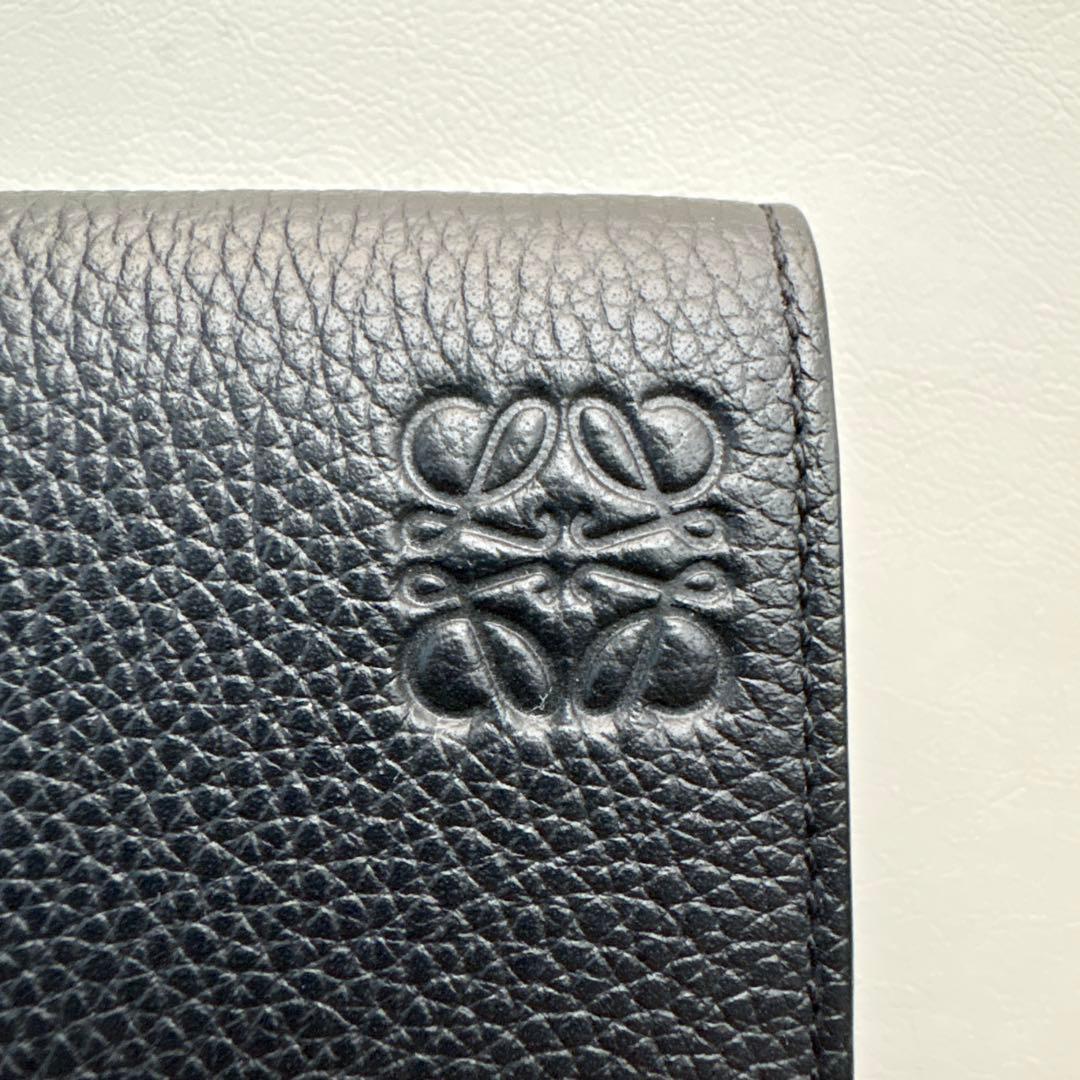 小物 LOEWE TRIFOLD WALLET BLACK