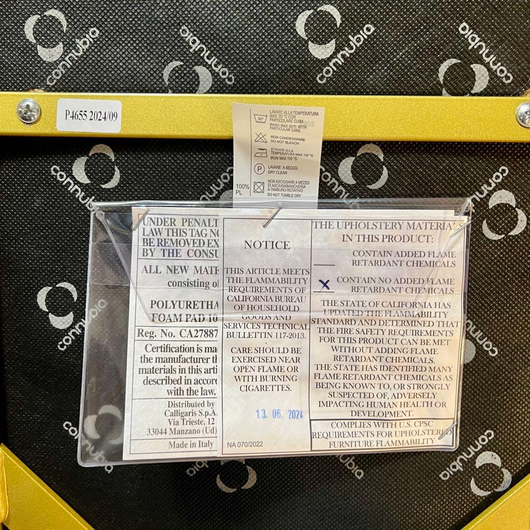 ★値下げ★美品★カリガリス NEW YORK ファブリック CB1022 1脚