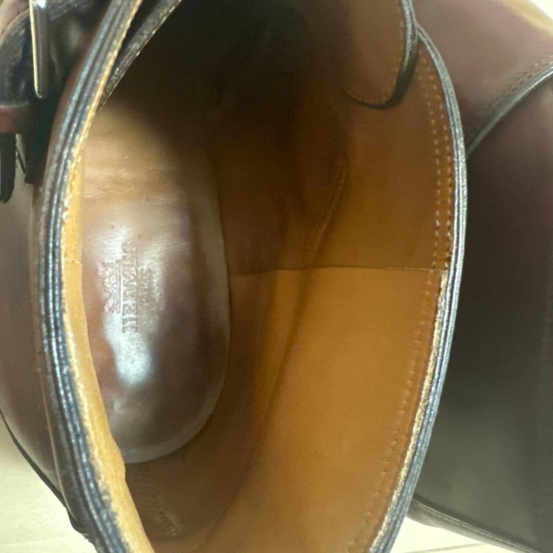 ひ*ろ様 エルメス ジョンロブ　ミュージアムカーフ　ブーツ　LOUIS