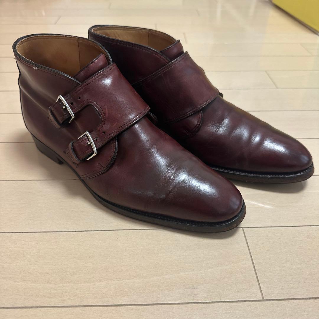 ひ*ろ様 エルメス ジョンロブ　ミュージアムカーフ　ブーツ　LOUIS