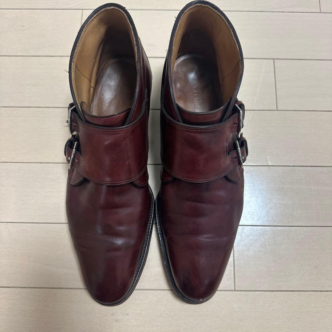 ひ*ろ様 エルメス ジョンロブ　ミュージアムカーフ　ブーツ　LOUIS