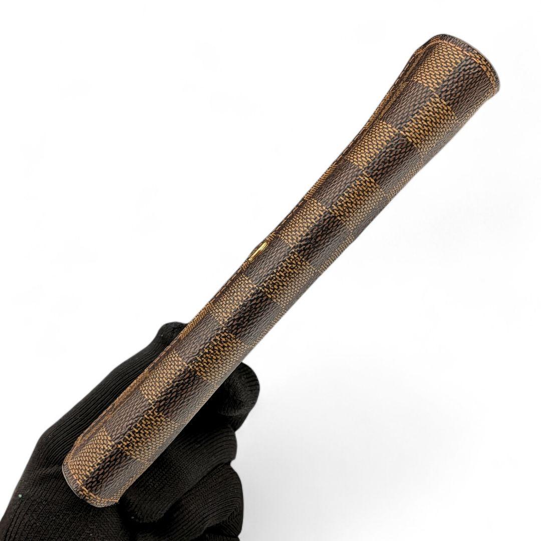 【美品】ルイヴィトン ダミエ エベヌ ポシェット ポルトモネ クレディ 長財布