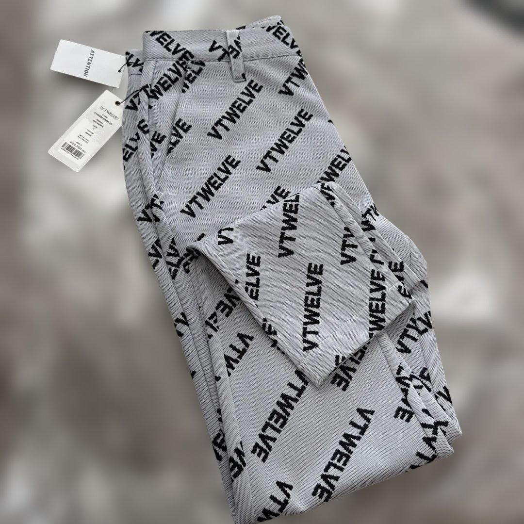 V12 VET PANTS ジャガードパンツ