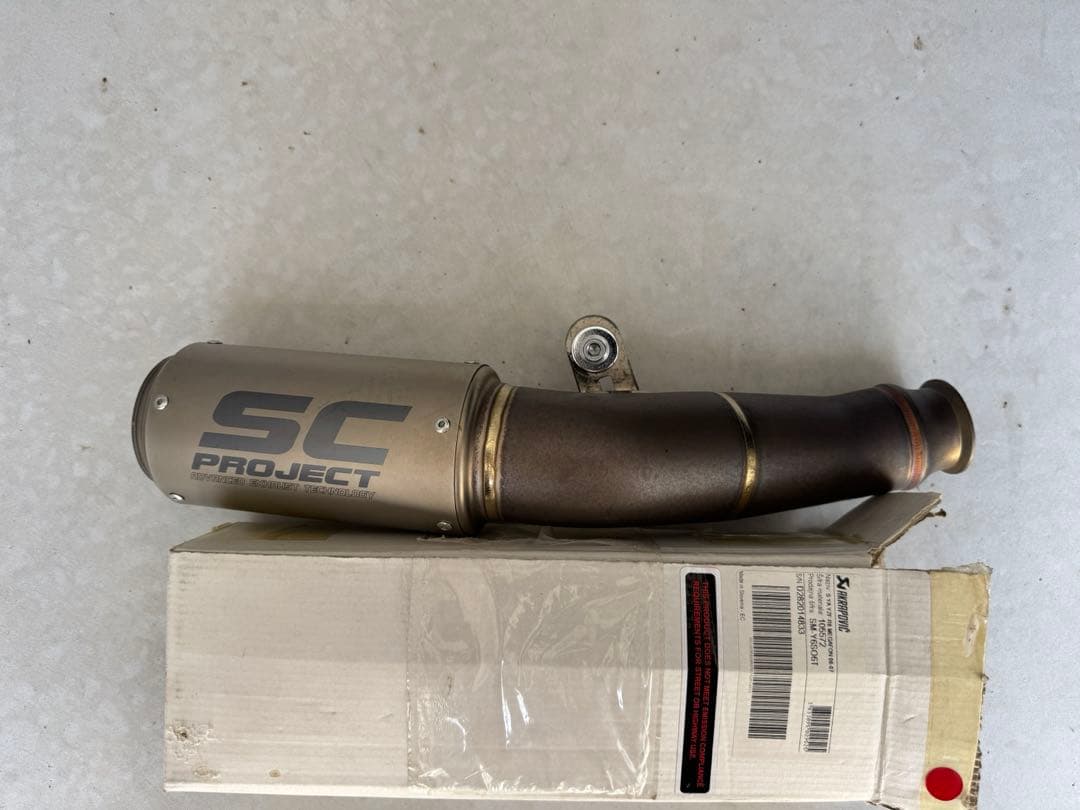 最終値下げ　SC PROJECT スリップオンマフラー YZF-R6