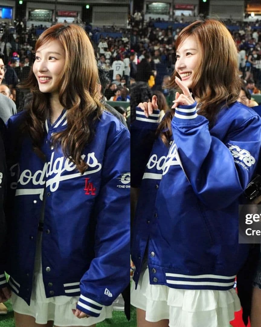 【完売品】ワンオクTAKA、TWICE SANA着用 ドジャース スタジャン