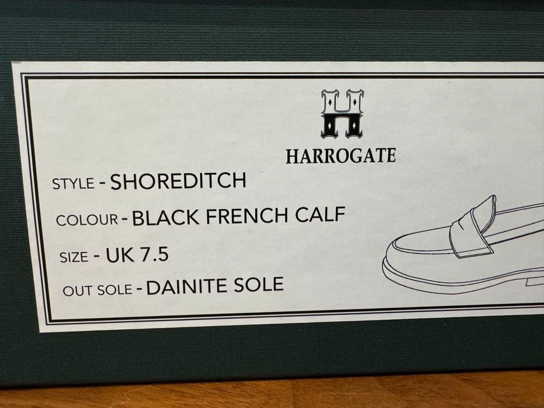 ハロゲイト（HARROGATE） ローファー SHOREDITCH UK7.5
