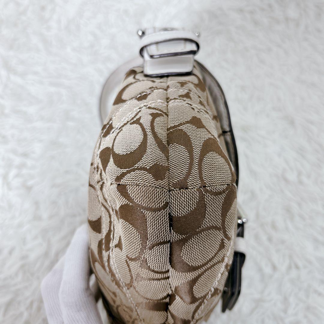 COACH コーチ　ソーホー シグネチャー ワンショルダー　バッグ　総柄　cc
