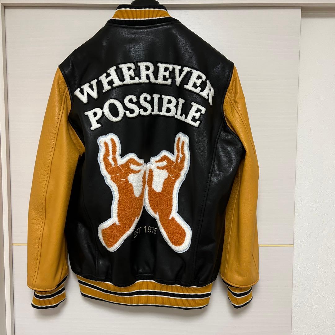 ZARA レザーボンバージャケット スタジャン ブルゾン 新品 S