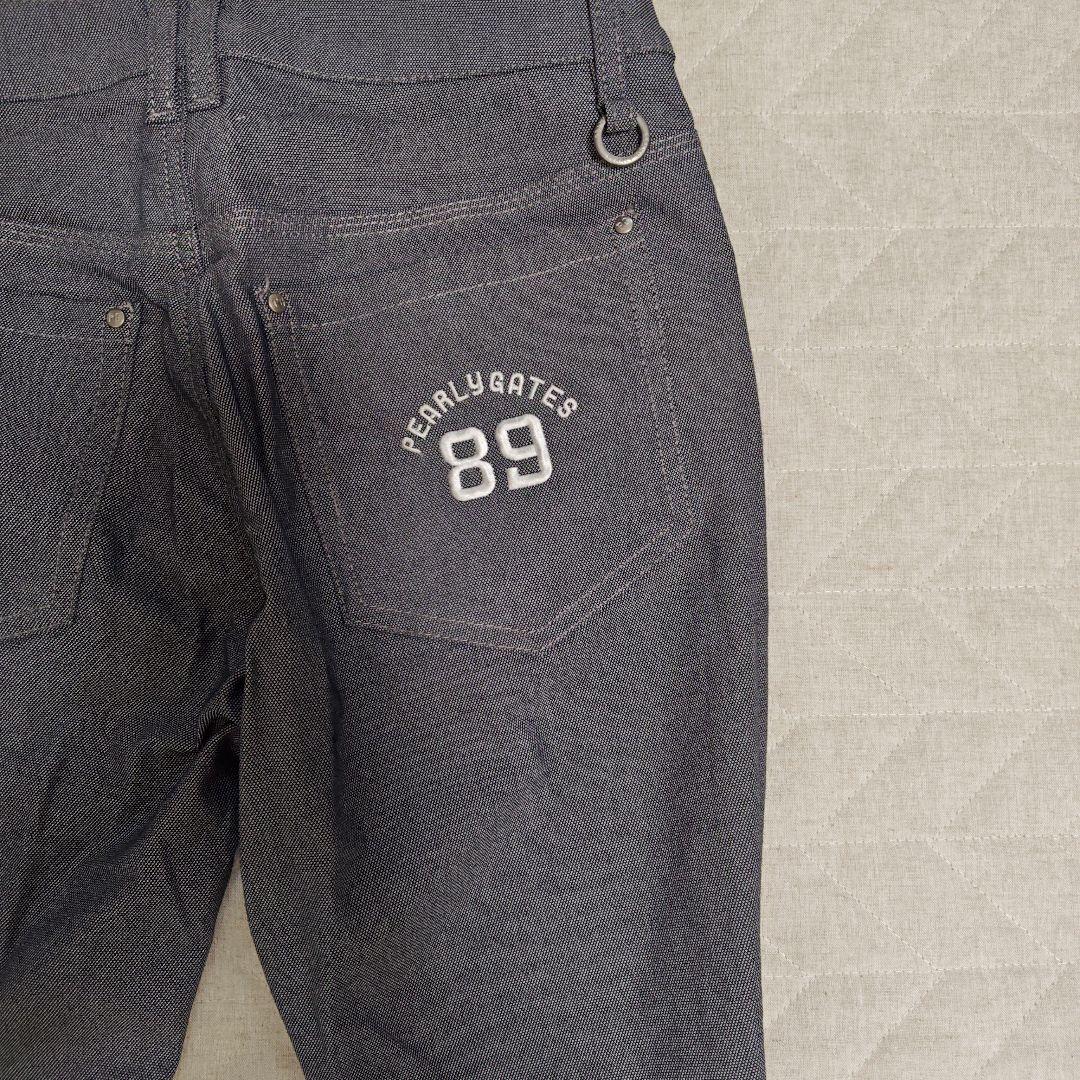 パーリーゲイツ レディースパンツ ダークグレー 89刺繍