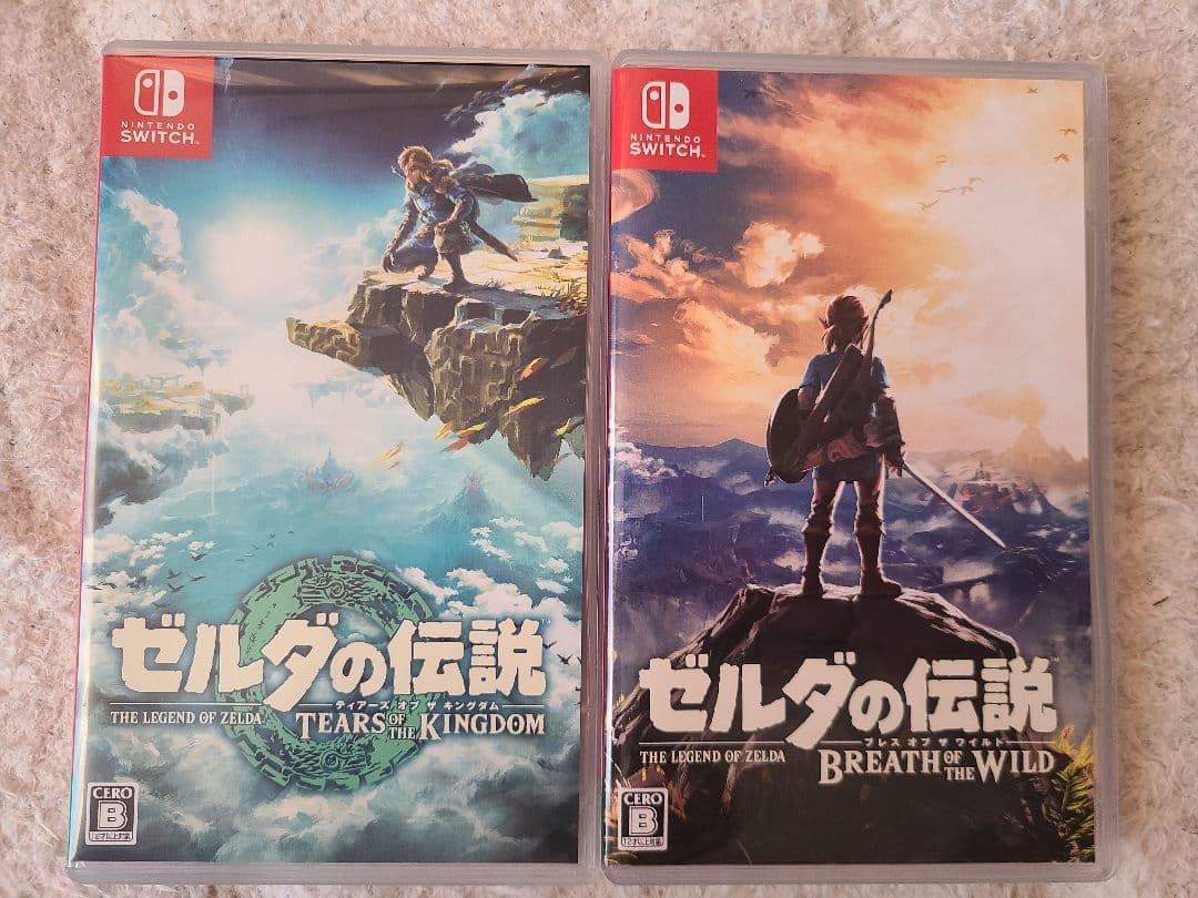 ゼルダの伝説 ブレスオブザワイルド、ティアーズオブザキングダム まとめ売り