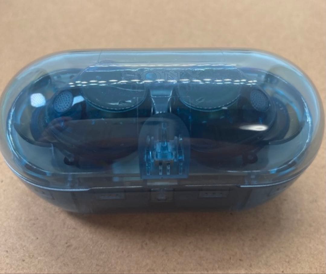 【美品】SONY WF-C710N【グラスブルー充電ケース】