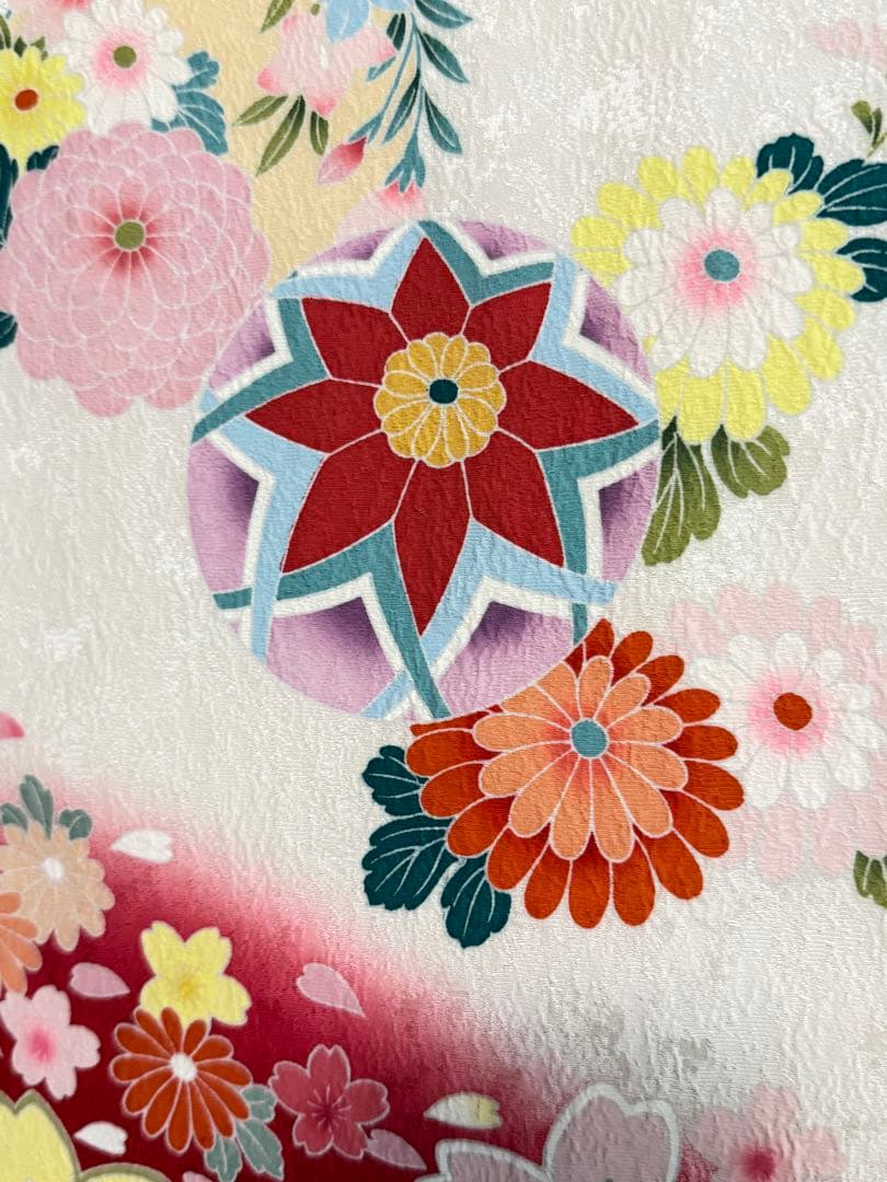 u*c様 お宮参り、産着 正絹 薄ピンク 刺繍 女の子長襦袢