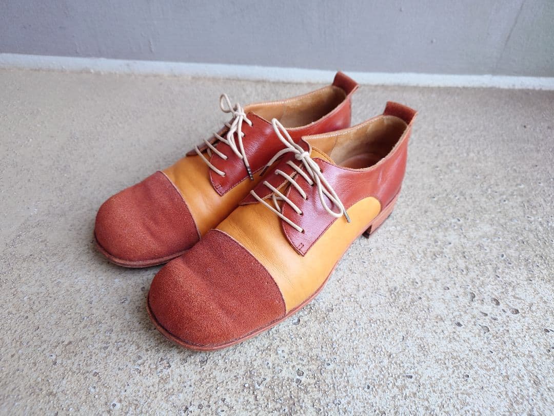 【神戸製ハンドメイド】オールレザー 革靴 26.5cm｜一点物・国産