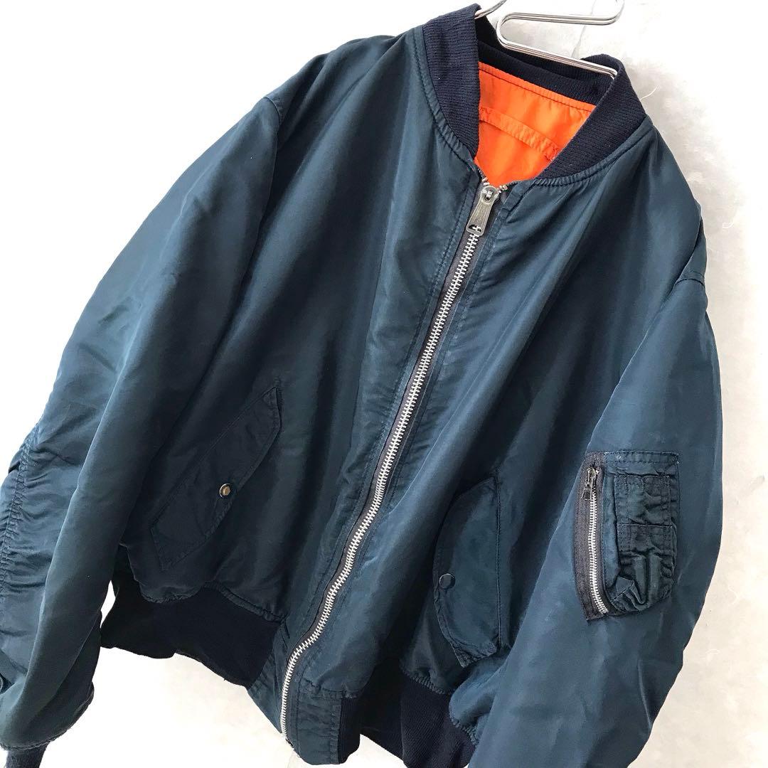 90ｓ ＵＳＡ製 ＡＬＰＨＡ ＭＡ-1 フライトジャケット ヴィンテージ ＸＸＬ