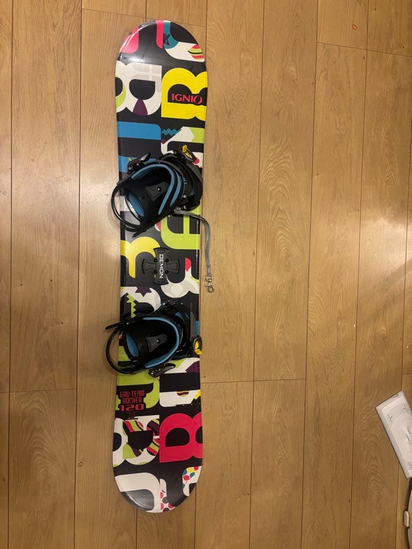 キッズ　スノーボード　セットIGNIO 120 ㎝　ビンディングJR