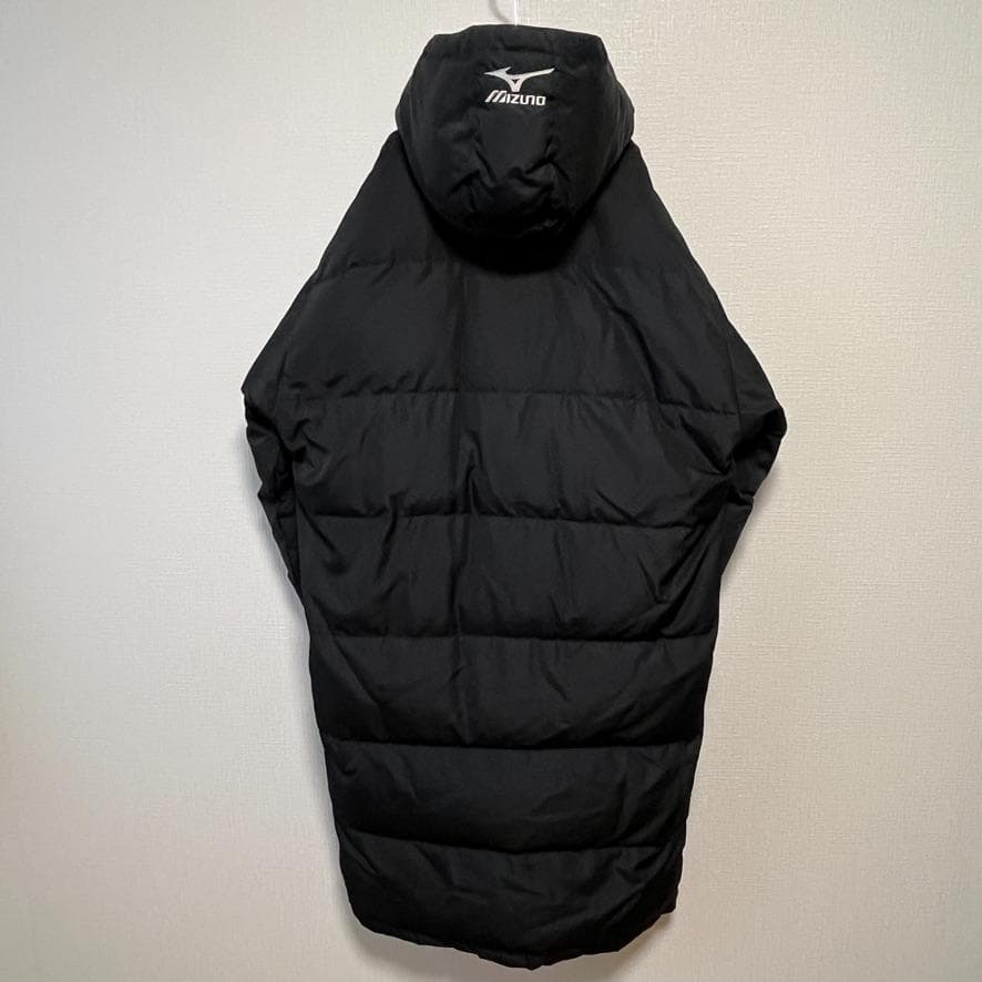 【良品】 MIZUNO ミズノ 刺繍ロゴ ダウン ベンチコート