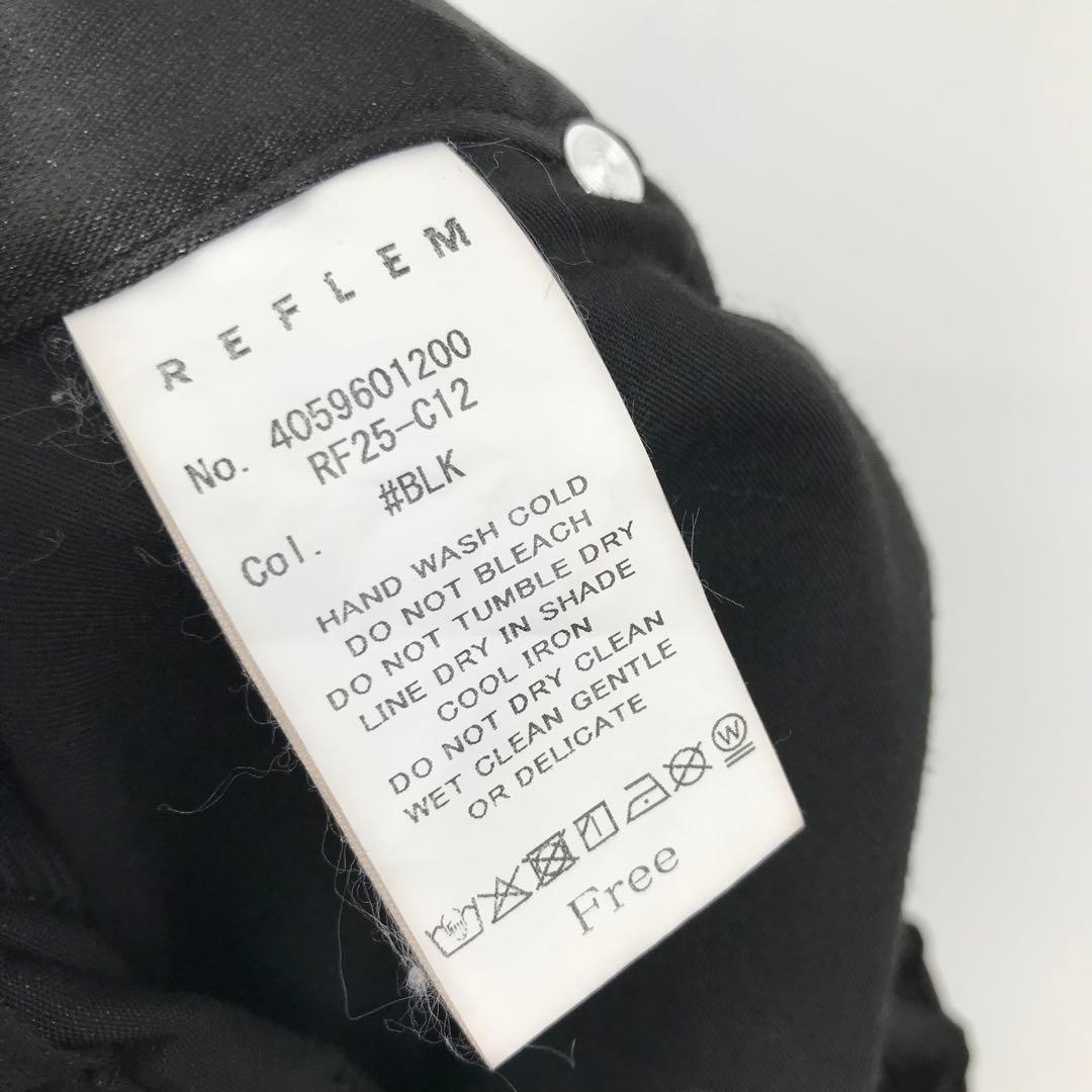 レフレム　カーゴパンツ　ブラック　フリー