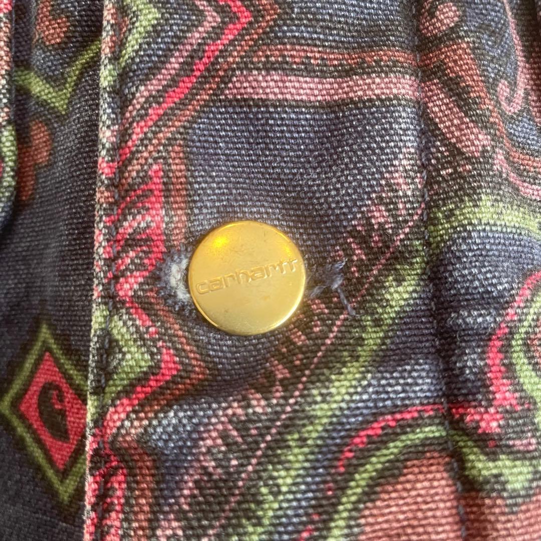 ジャケット・アウター carhartt WIP-MICHIGAN COAT NAVY Paisley