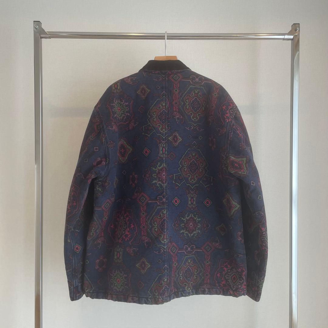 ジャケット・アウター carhartt WIP-MICHIGAN COAT NAVY Paisley