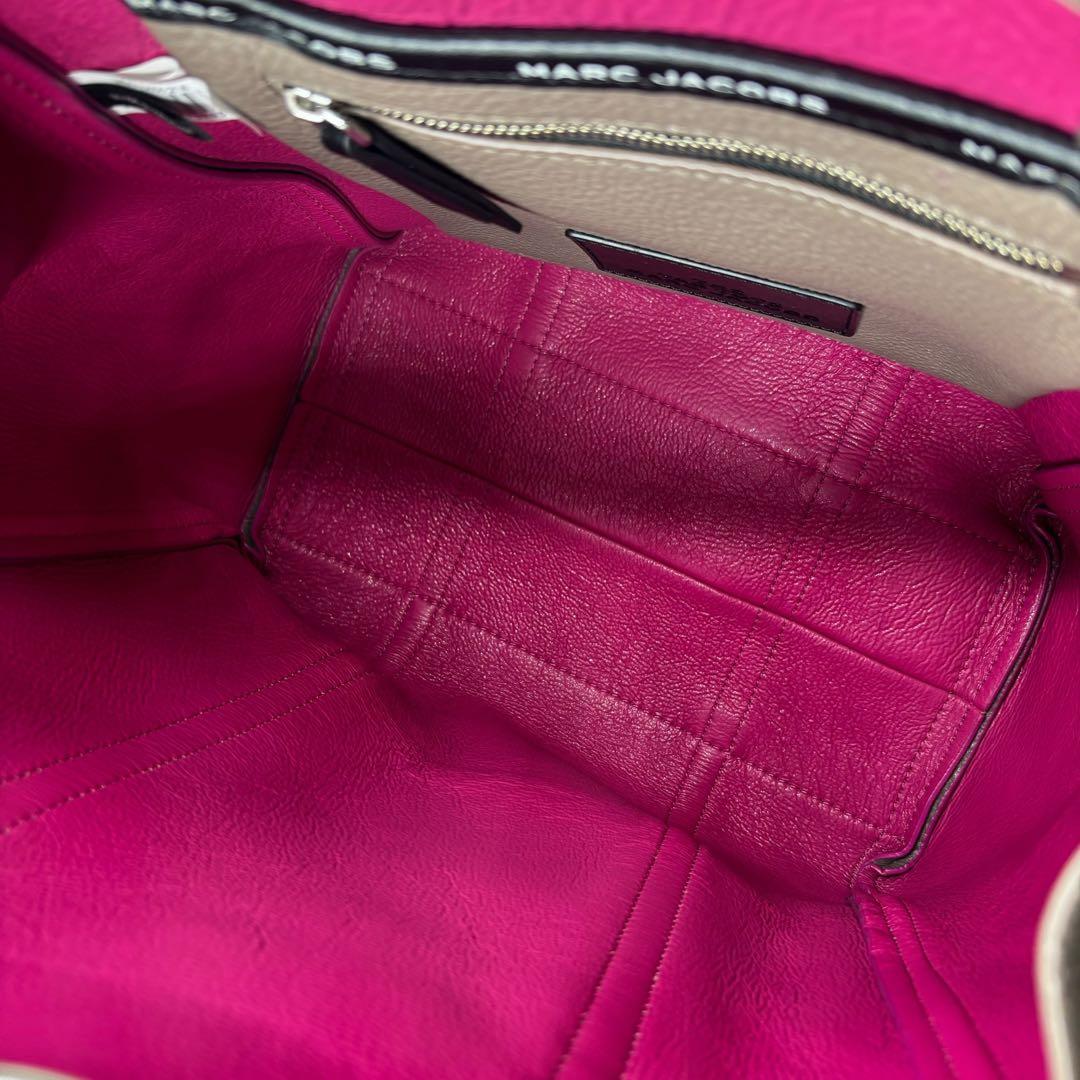 【美品】マークジェイコブス　2way トートバッグ　ショルダー　ブラウン　肩掛け