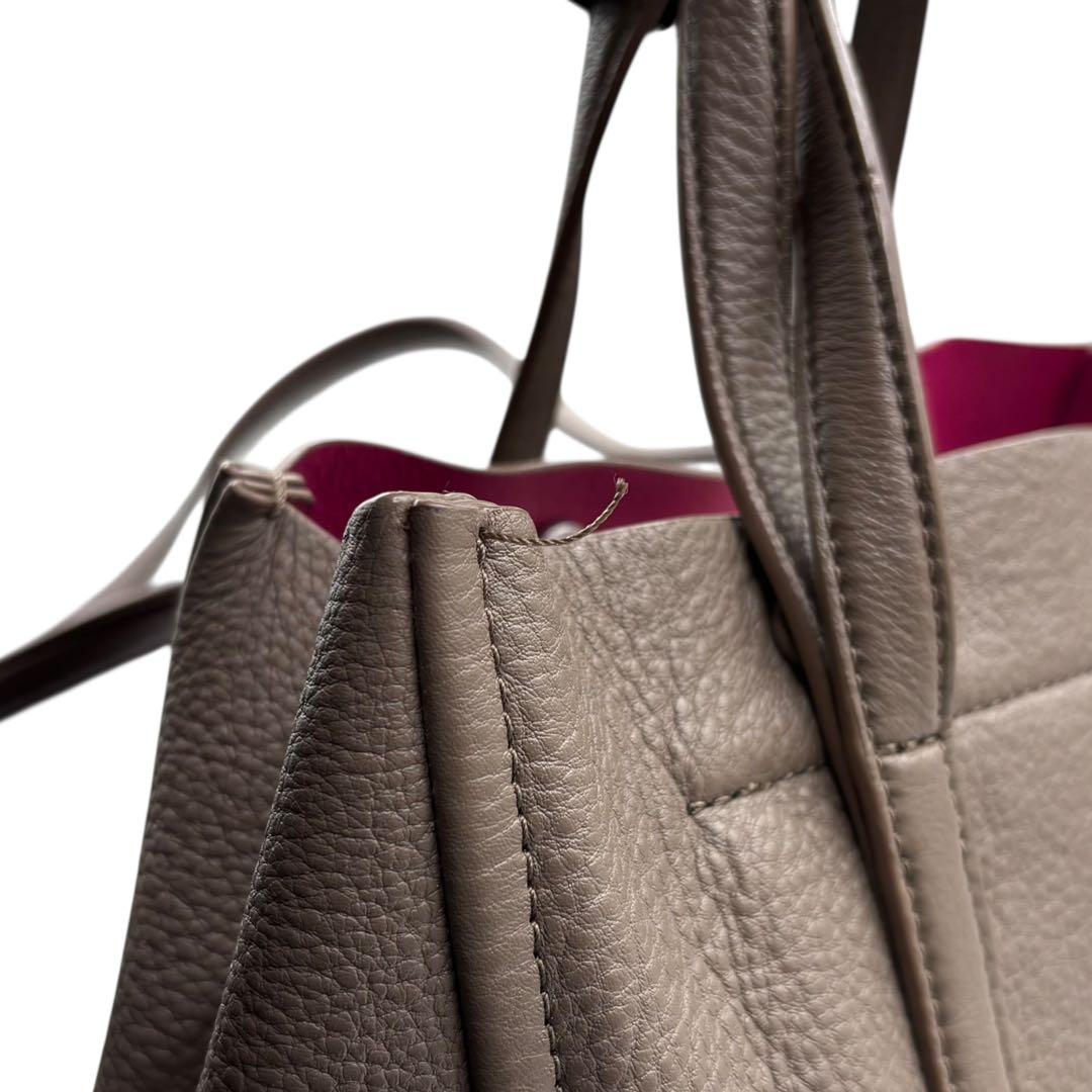 【美品】マークジェイコブス　2way トートバッグ　ショルダー　ブラウン　肩掛け