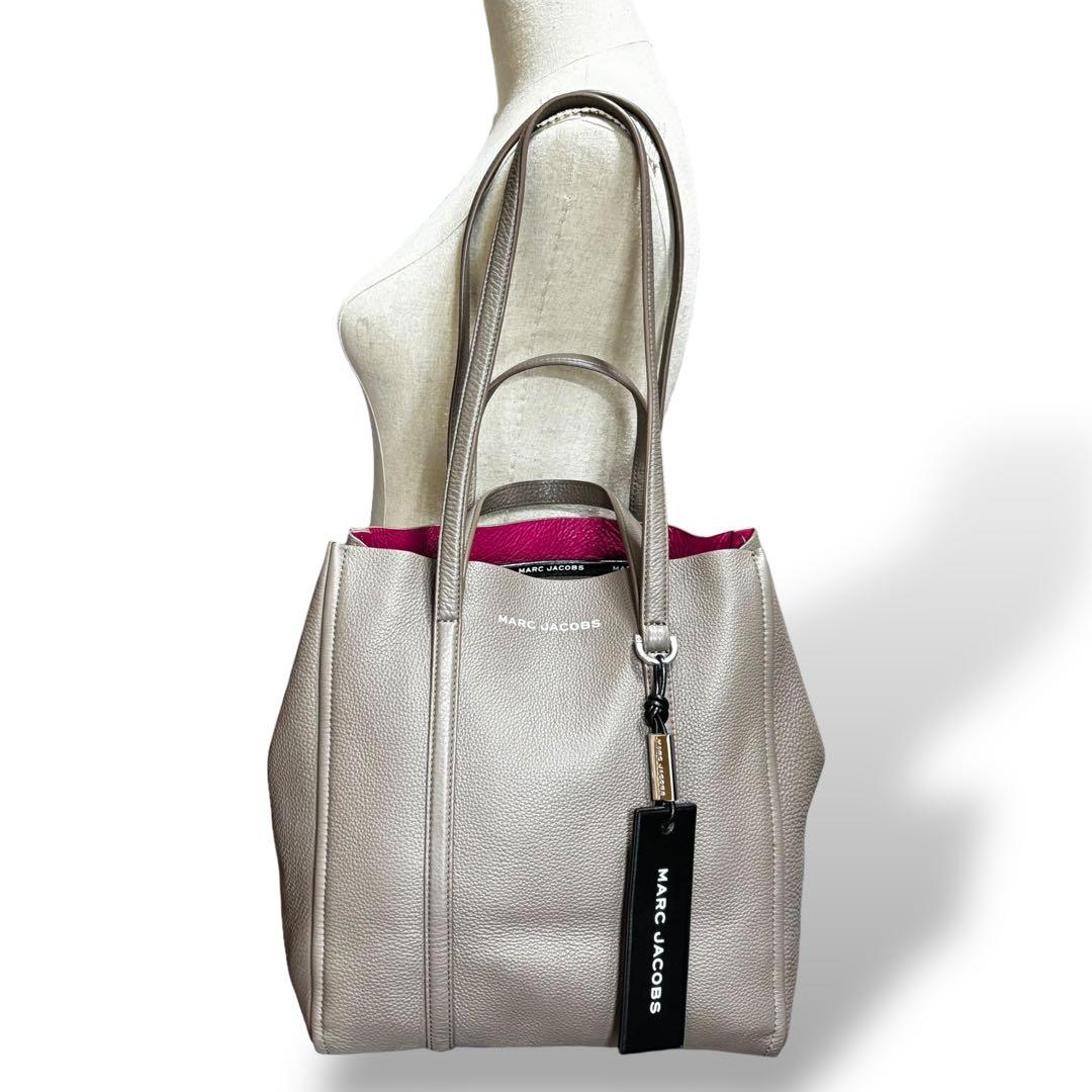 【美品】マークジェイコブス　2way トートバッグ　ショルダー　ブラウン　肩掛け