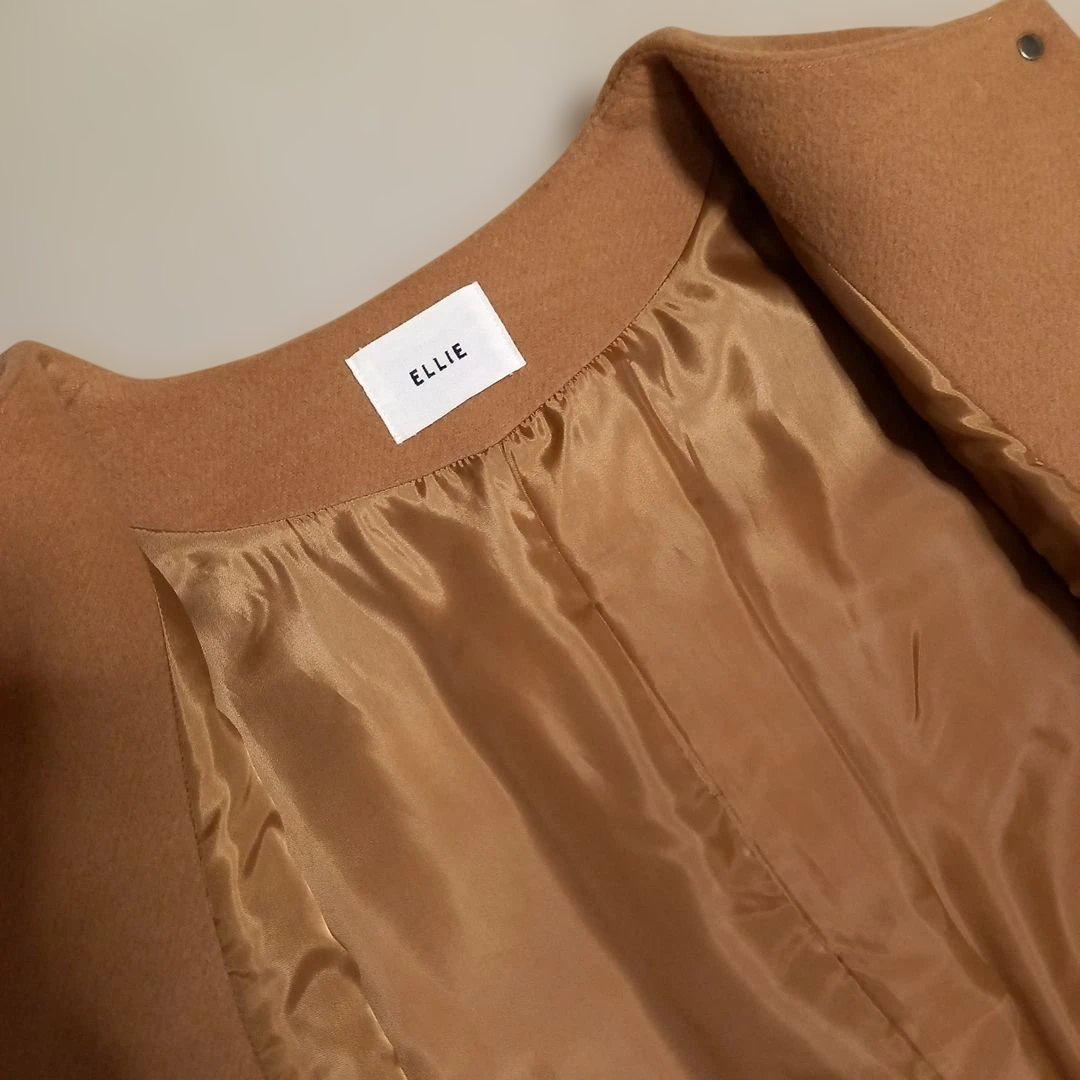 極美品　ELLIE　ポンチョ　ケープコートロング