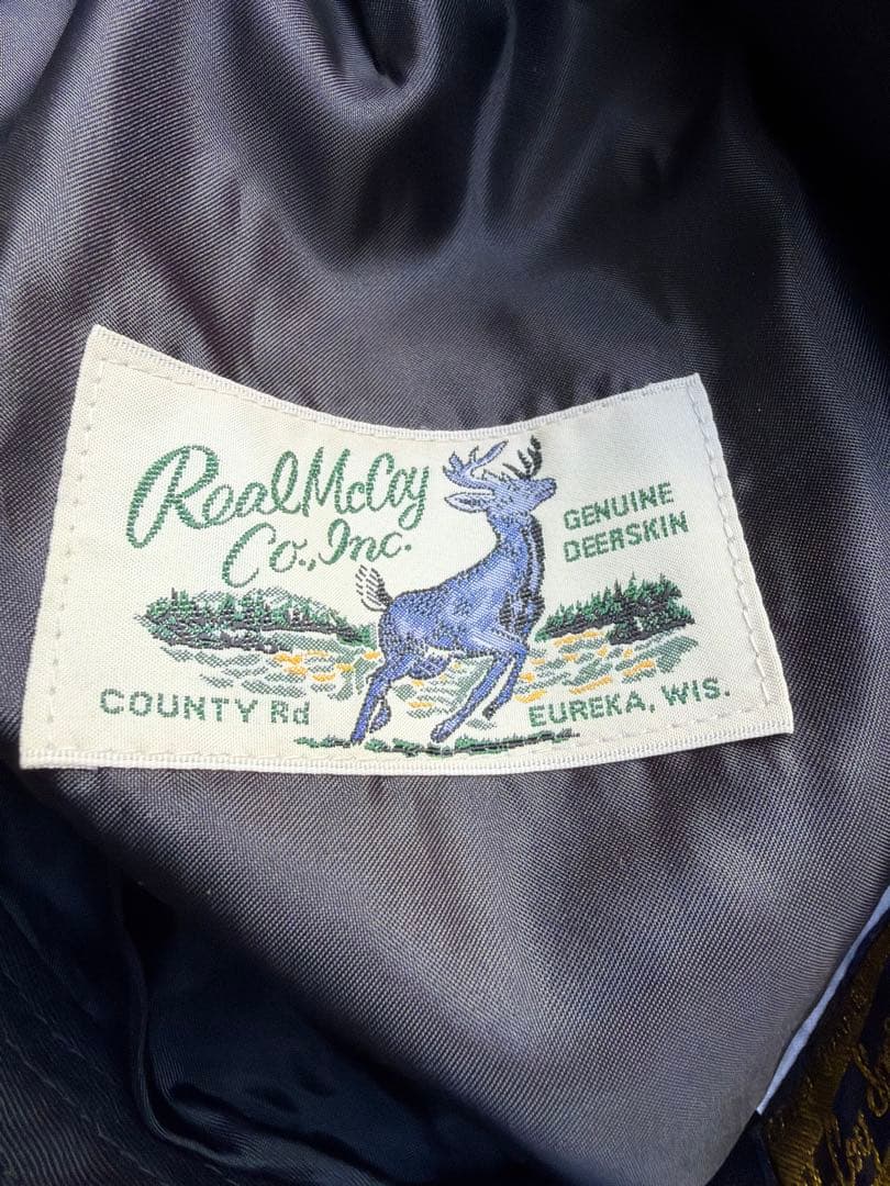 THE REAL McCOY'S レザー キャスケット 帽子 7 3/4