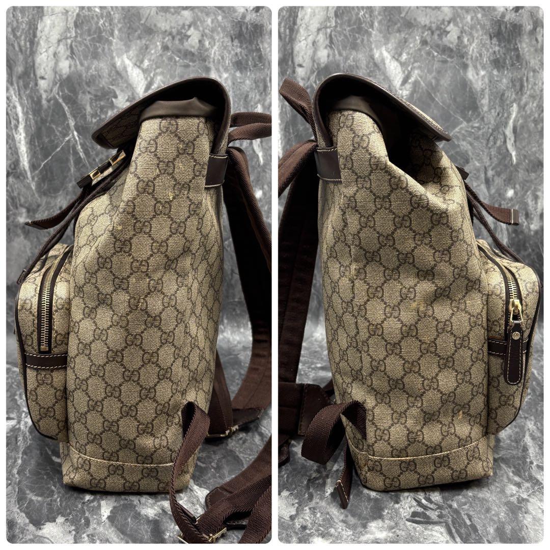 希少✨グッチ リュック ggスプリーム バックパック PVC 246103