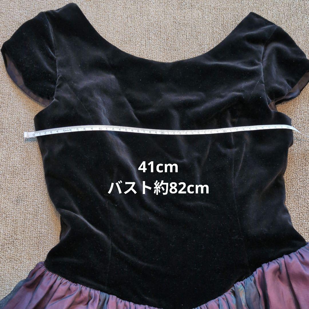 アンティークベルベットドレス　Laura Ashley