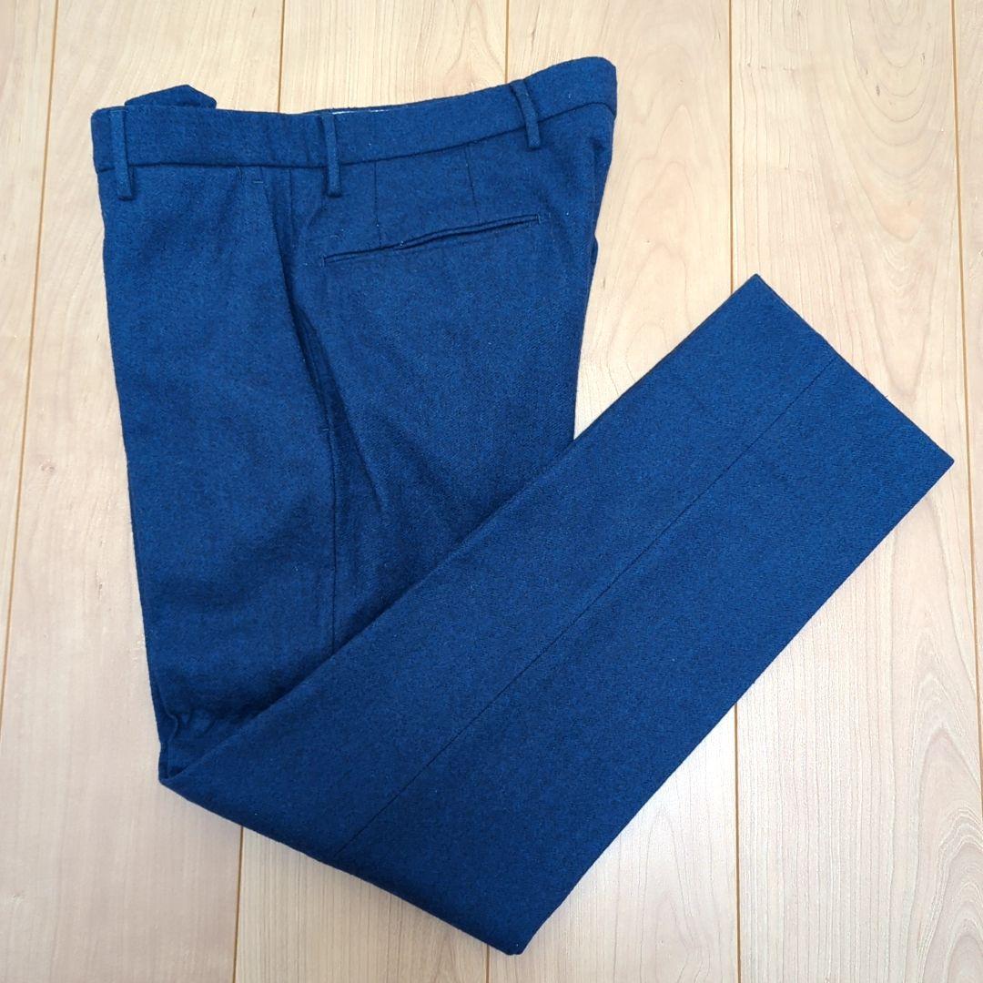 Incotex インコテックス パンツ スラックス ウール 44 ネイビー
