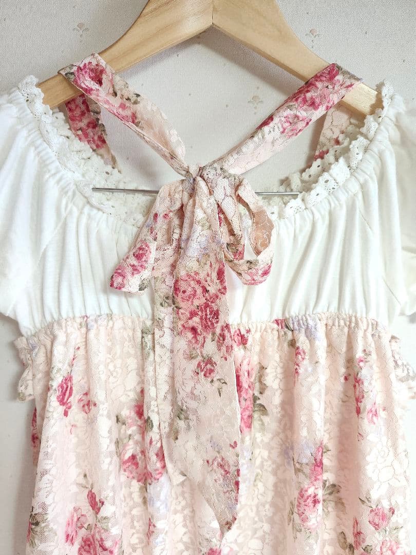 リズリサ　パワネ　チュニック　ピンク